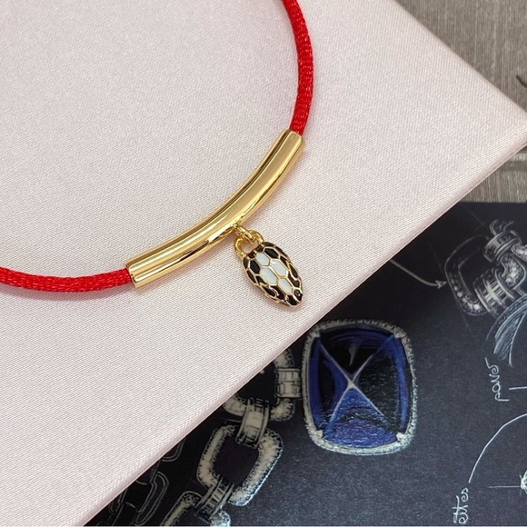 BVLGARI  serpentine red string bracelet - Picture 4 of 7